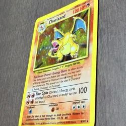 Pokemon Charizard holo Base Set Unlimited 4/102 WotC 1999 vintage rare One owner - Image 5