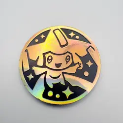 Jirachi Pokemon TCG Coin Japanese Exclusive Authentic Near Mint/LP - Image 1