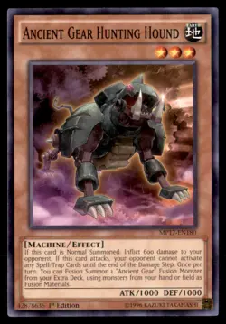 Yu Gi Oh! Ancient Gear Hunting Hound MP17 EN180 MP17 1st Edition Regular - Image 1