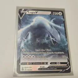 Pokemon Lugia V Ultra Rare Holo Card 138/195 Silver Tempest Sword & Shield TCG - Image 1