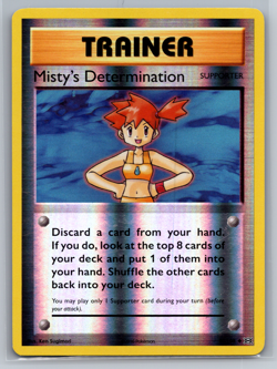 Misty's Determination 80/108 Reverse Holo Pokemon Card 2016 XY Evolutions LP - Image 1