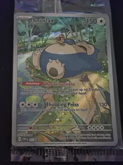 Snorlax 151 Promo Card Scarlet & Violet Holo Promo Cards Sealed Mint Condition - Image 1