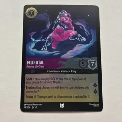 Mufasa 79/204 Disney Lorcana Archazia's Island Uncommon Cold Foil Card NM - Image 1
