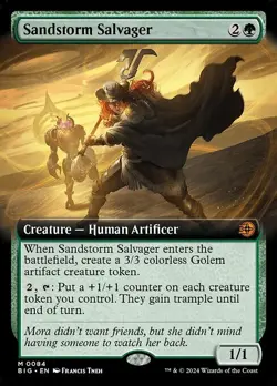 MTG - Sandstorm Salvager - Extended Art - The Big Score - Magic the Gathering - Image 1