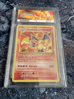 Charizard XY Evolutions 2016 Holo 11/108 Pokemon card Ace 8 - Image 1