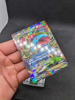 Venusaur EX XY123 Pokemon Black Star Promo Holo Full Art Pokemon LP/Played - Image 3