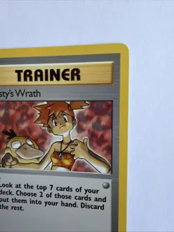 Misty’s Wrath 114/132 LP Gym Heroes Trainer Vintage Pokemon Uncommon - Image 5