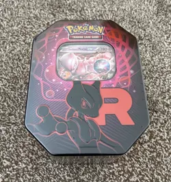 Pokemon TCG - Destined Rivals Team Rocket's Tin Mewtwo ex - Brand New & Sealed - Image 1