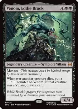 Marvel's Spider-Man: Eternal-Legal Venom Eddie Brock NM Regular MTG Card - Image 1
