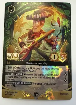 Disney Woody - Jungle Guide 54/P3 Promo Foil Disney Lorcana TCG English - Image 1