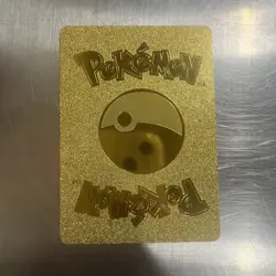 Special Delivery Pikachu Gold Foil Fan Art Vinyl Textured Collector Pokemon Card - Image 2