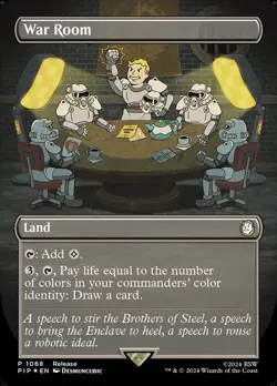 War Room Universes Beyond: Fallout MTG Foil Promo - Image 1