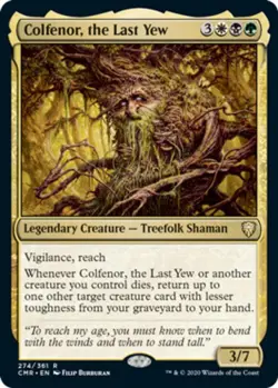 1x Colfenor, the Last Yew MTG Commander Legends NM Magic Regular - Image 1