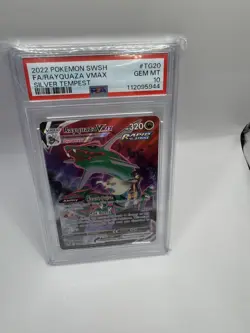 PSA 10 RAYQUAZA VMAX TG20/TG30 | Silver Tempest Full Art Pokemon Card - Image 1