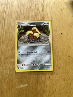 Pokemon TCG Alolan Dugtrio 123/214 Sm-Lost Thunder - NM - Image 2