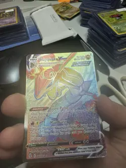 Pokemon TCG - Rayquaza VMAX 217/203 - Rainbow - SWSH Evolving Skies - Near Mint - Image 3
