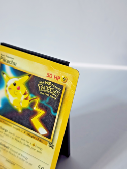 Pikachu Pokemon The First Movie Kids WB Promo Card 4 WoTC Black Star Promo HP - Image 2