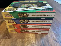 Pokemon TCG Mega Evolution Ascended Heroes Ex Box Lot Of 4 New Factory Sealed - Image 5