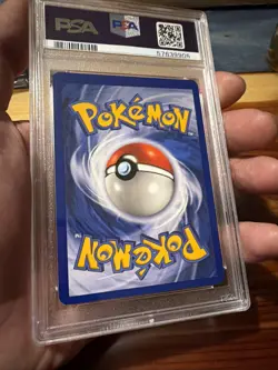 1999 Pokemon Fossil Moltres Holo 1st Edition #12 PSA 8 - Image 3
