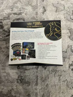 Pokemon TCG: Crown Zenith Elite Trainer Box RIP in seal - Image 2