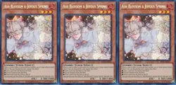 3x Ash Blossom & Joyous Spring | MP22-EN257 | SCR | 1st Ed | NM | YuGiOh - Image 1