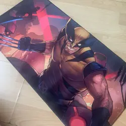 Wolverine Playmat Play Mat For Tcg Trading Card Game Cards Rubber Marvel - Image 1