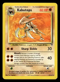 Kabutops 27/110 Rare Legendary Collection Pokemon Card - Image 1