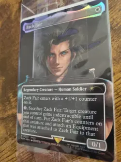 Sealed Zack Fair Magic the Gathering MTG Promo Card (FF7 Rebirth Switch 2 Bonus) - Image 2