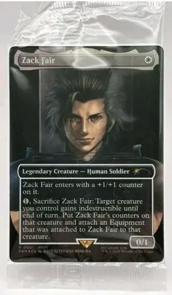 Unopen Zack Fair Magic the Gathering MTG Promo Card (FF7 Rebirth Switch 2 Bonus) - Image 1