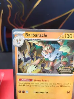 Barbaracle Perfect Order Stamped Promo MEP 065 Black Star Promo LP Pokemon TCG - Image 4