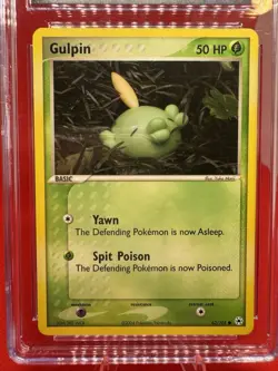 Gulpin 62/101- EX Hidden Legends - CGC GEM MINT 10- YUKA MORII- Pokemon TCG 2004 - Image 2
