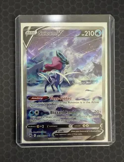 Pokemon Suicune V GG38/GG70 Crown Zenith Galarian Gallery Full Art Holo - Image 1