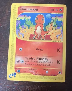 Pokemon TCG Charmander 98/165 Expedition Base Set Non Holo NM unplayed - Image 1