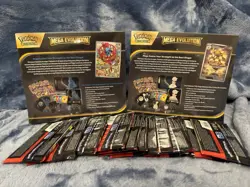 Lot Pokemon TCG Mega Evolution Lucario & Gardevoir ETB Set With 12 Mega Boosters - Image 2