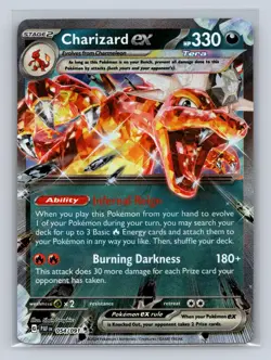 Charizard ex 054/091 Double Rare Paldean Fates Pokemon NM - Image 1