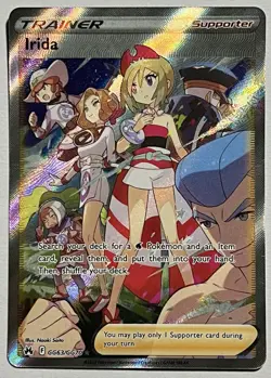 Irida GG63/GG70 (NM) Ultra Rare Sword & Shield: Crown Zenith 2023 Pokemon TCG - Image 1