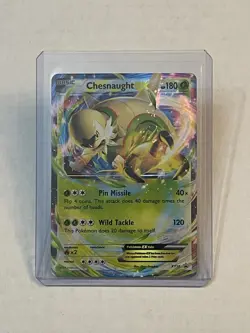 Pokemon TCG Chesnaught EX XY18 XY Black Star Promo Holo 2014 HP - Image 1