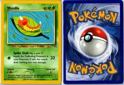 Pokemon Card - Weedle 70/75 Neo Discovery Common Lightly Played - Image 3