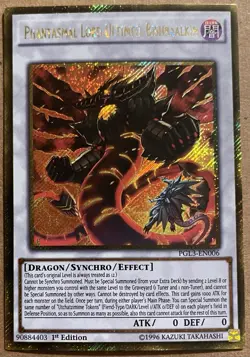 Yugioh! Phantasmal Lord Ultimitl Bishbaalkin - PGL3-EN006 - Gold Secret Rare NM - Image 1