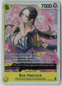 Boa Hancock PRB02-017 One Piece Premium Booster -The Best- Vol. 2 Super Rare NM - Image 1