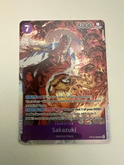 One Piece Sakazuki OP16-065 Super Rare Foil NM - Image 1