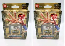 2x ONE PIECE CCG The Quest Begins Starter Set Bandai 2005 New Sealed 15421 VTG - Image 1