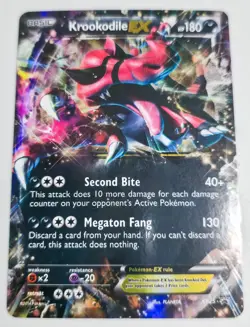Krookodile EX XY25 - XY Promo Pokemon Card - LP - Image 1