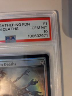 MTG Foundations Sire of Seven Deaths Foil PSA 10 - Image 4