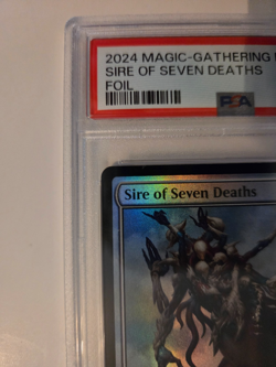 MTG Foundations Sire of Seven Deaths Foil PSA 10 - Image 5