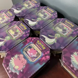 Pokemon Strong Bonds Tins - Gardevoir and Blissey New Sealed Lot Of 7 Seven - Image 1