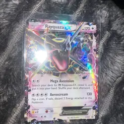 Pokemon TCG Rayquaza EX XY69 XY Black Star Promo Holo Card NM/LP Condition - Image 1