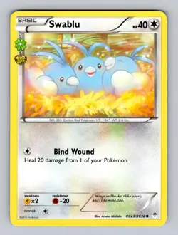 Swablu RC23/RC32 Common Generations Pokemon Lightly Played - Image 1