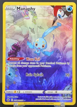 Pokemon Manaphy #GG06/GG70 English Crown Zenith Galarian Gallery - Image 1