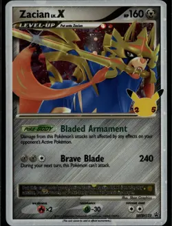 Zacian LV. X SWSH135 Holo Promo Sword & Shield Promo Pokemon Near Mint - Image 1